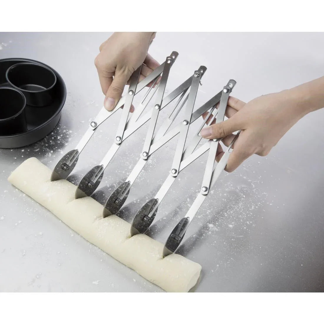 CS850 Vogue 5 Wheel Dough Cutter - JD Catering Equipment Solutions Ltd