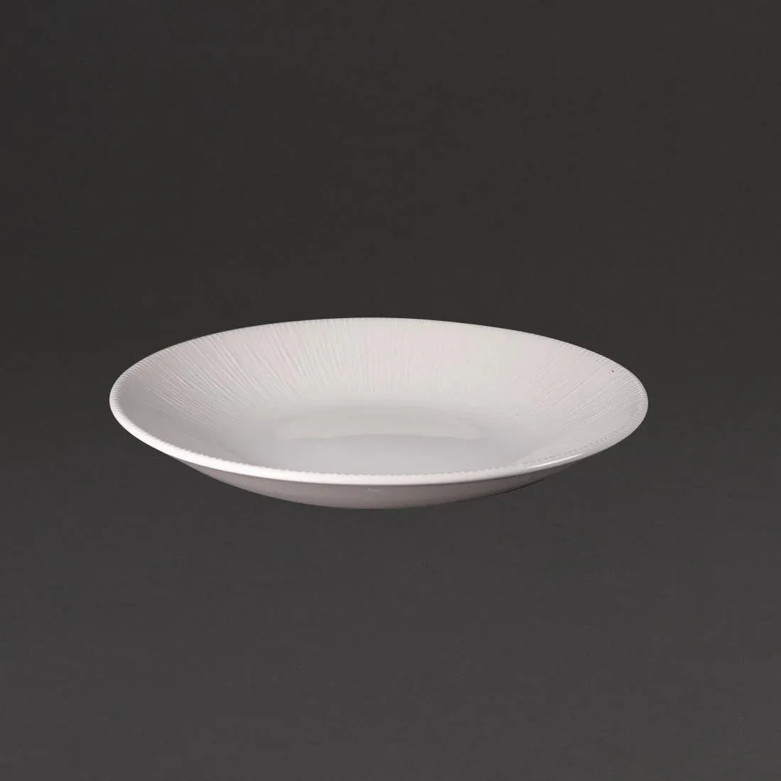 CS878 Churchill Bamboo Coupe Plate 255mm (Pack of 12) - JD Catering Equipment Solutions Ltd