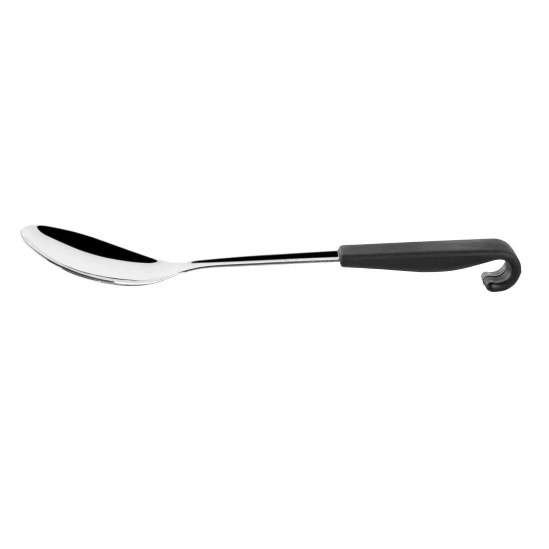 CS910 Vogue Black Handled Serving Spoon 340mm - JD Catering Equipment Solutions Ltd
