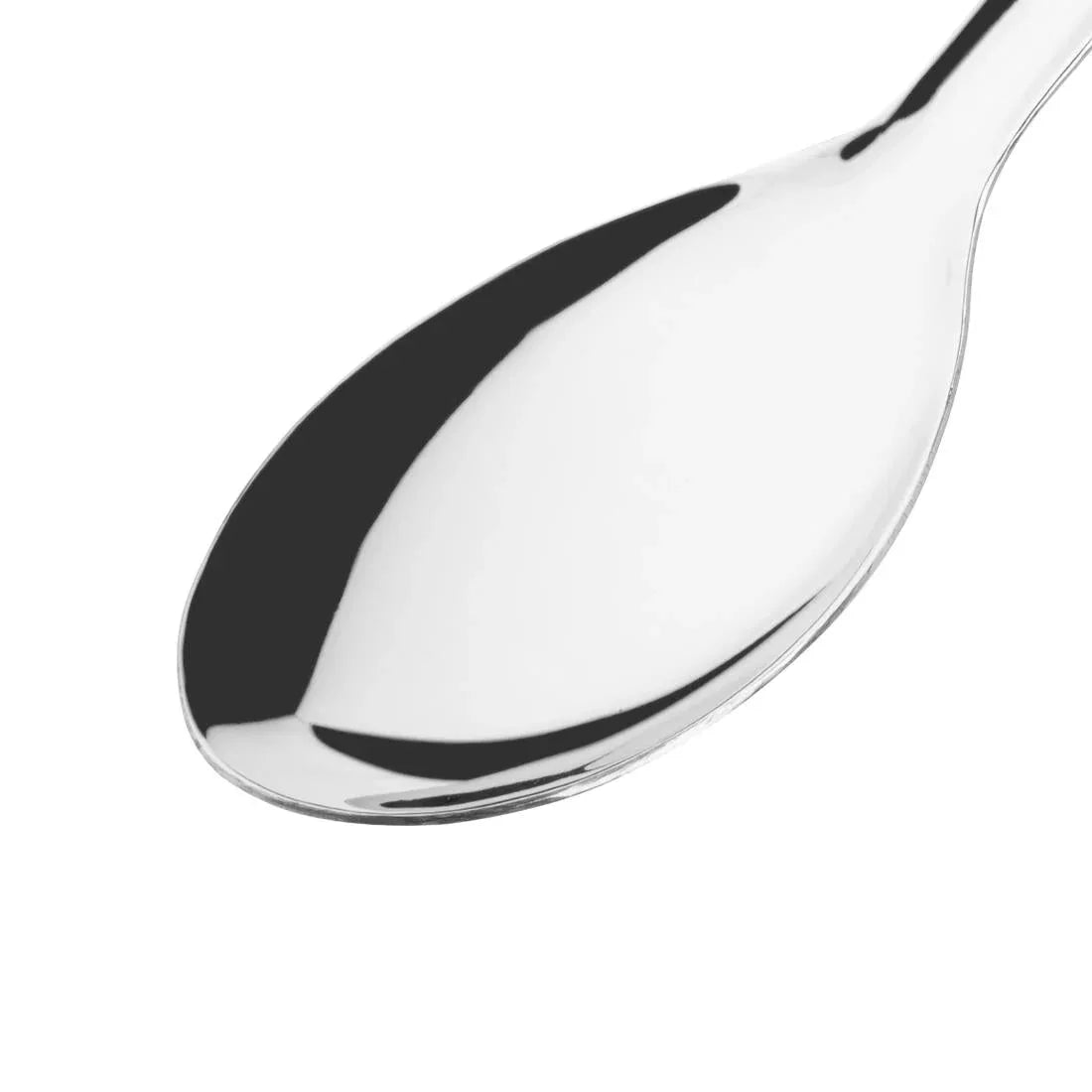 CS910 Vogue Black Handled Serving Spoon 340mm - JD Catering Equipment Solutions Ltd