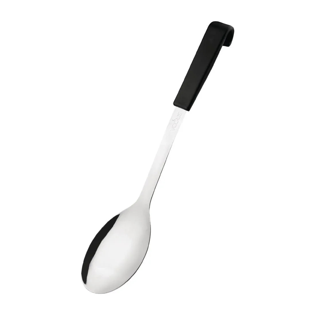 CS910 Vogue Black Handled Serving Spoon 340mm - JD Catering Equipment Solutions Ltd