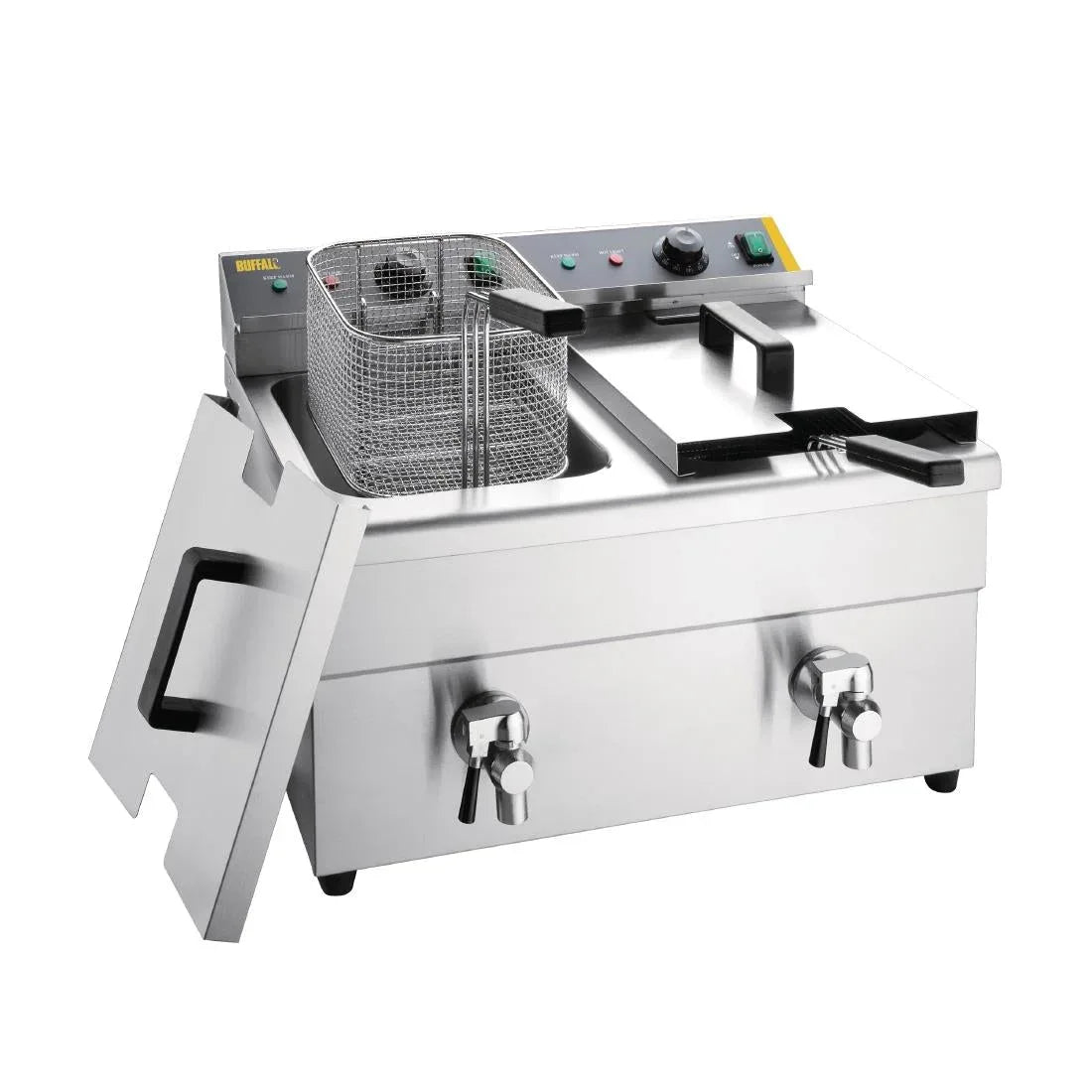CT012 Buffalo Twin Tank Induction Fryer 2x3kW - JD Catering Equipment Solutions Ltd