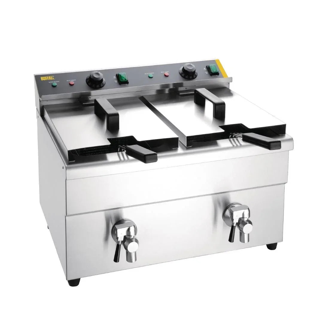 CT012 Buffalo Twin Tank Induction Fryer 2x3kW - JD Catering Equipment Solutions Ltd