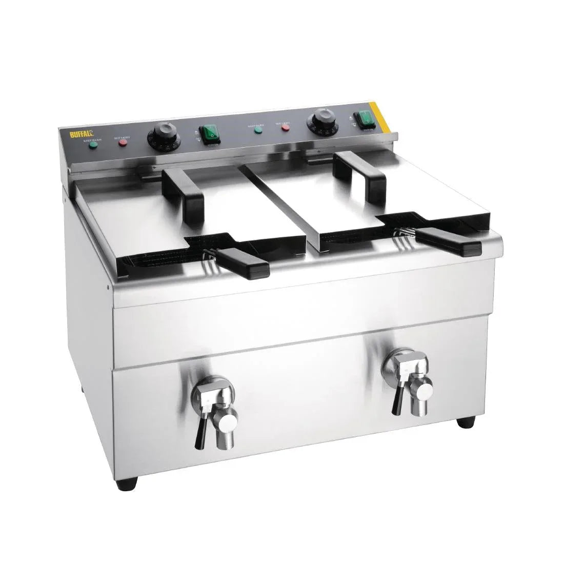 CT012 Buffalo Twin Tank Induction Fryer 2x3kW - JD Catering Equipment Solutions Ltd