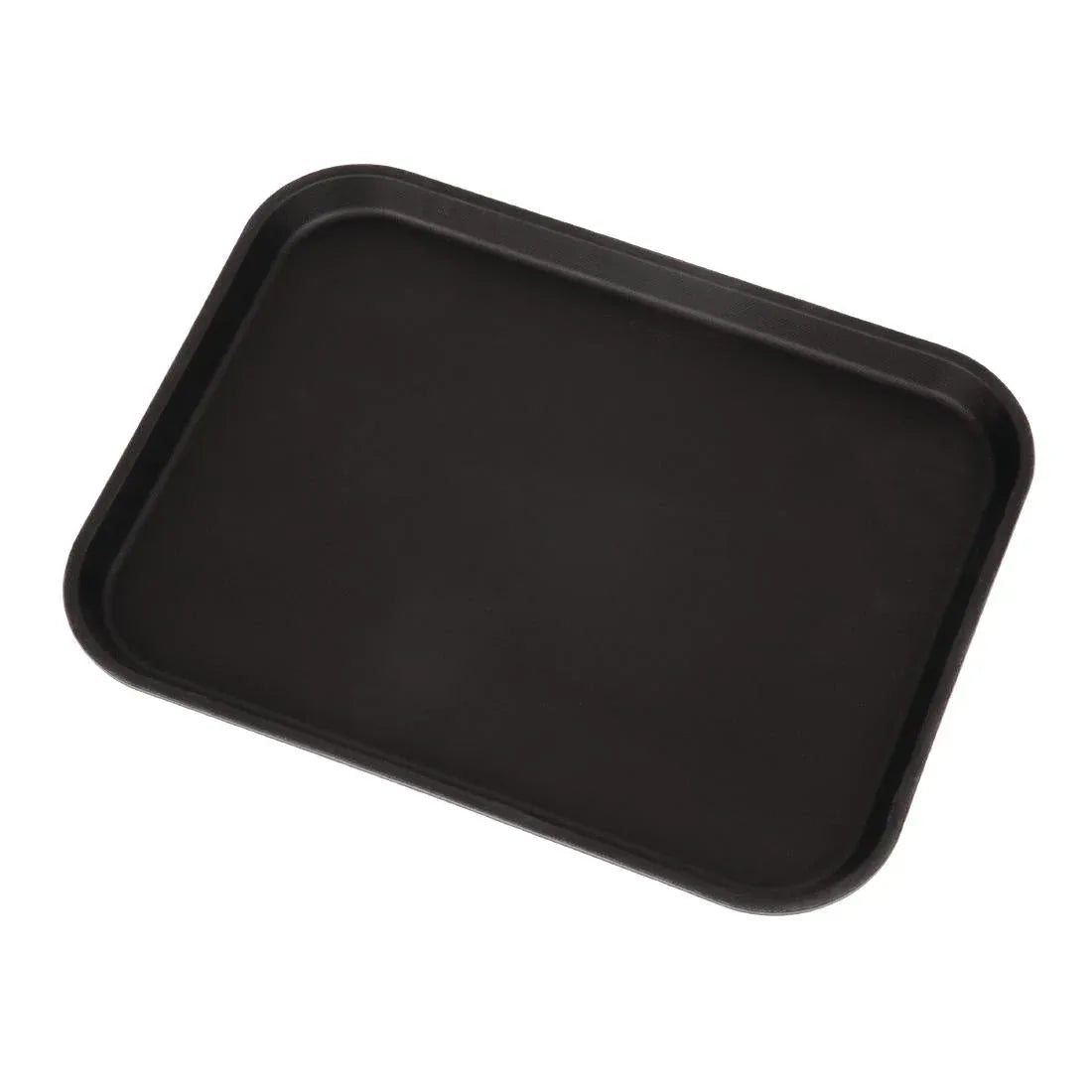 CT277 Cambro Camtread Fibreglass Rectangular Non-Slip Tray Black 457mm - JD Catering Equipment Solutions Ltd