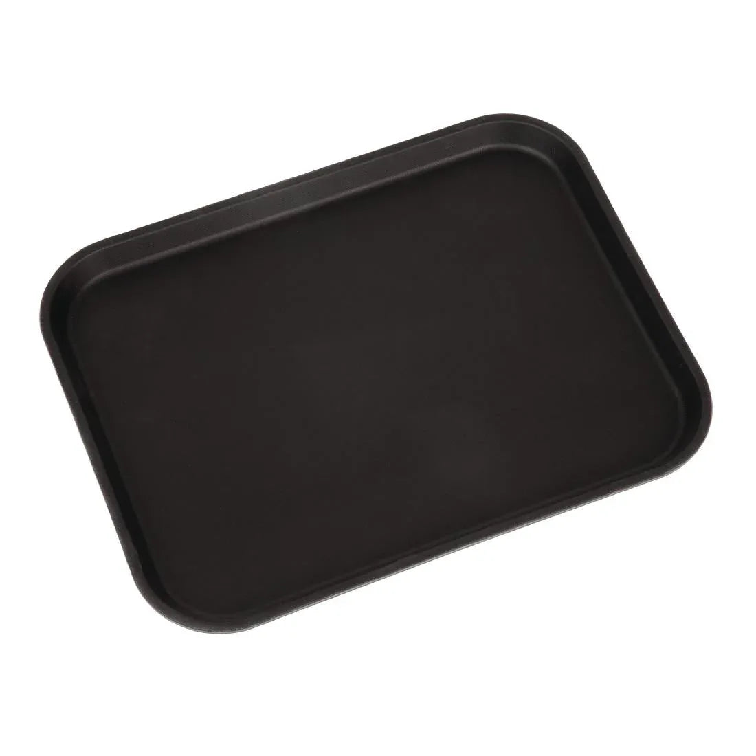 CT277 Cambro Camtread Fibreglass Rectangular Non-Slip Tray Black 457mm - JD Catering Equipment Solutions Ltd