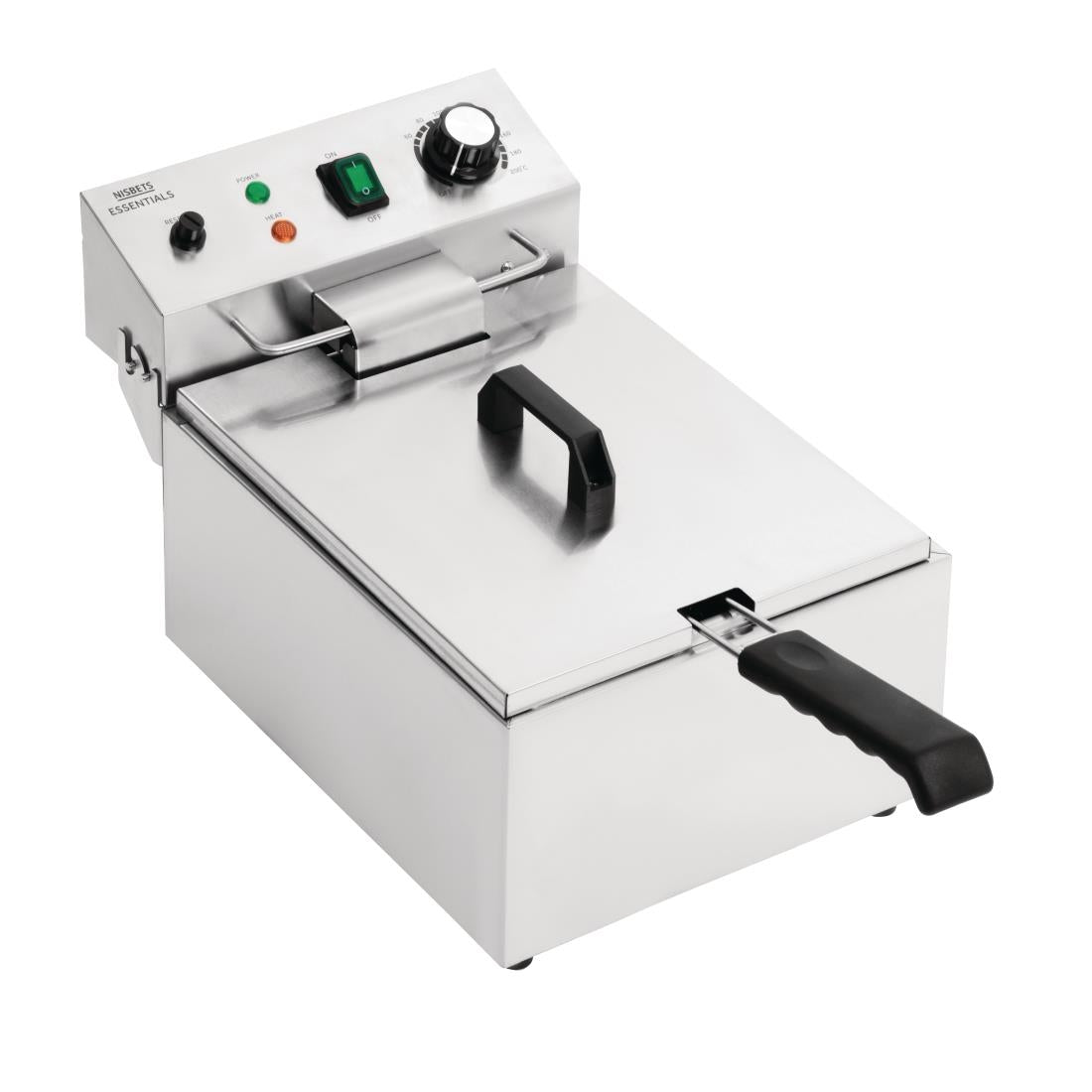 CT956 Nisbets Essentials Single Tank Electric Fryer JD Catering Equipment Solutions Ltd