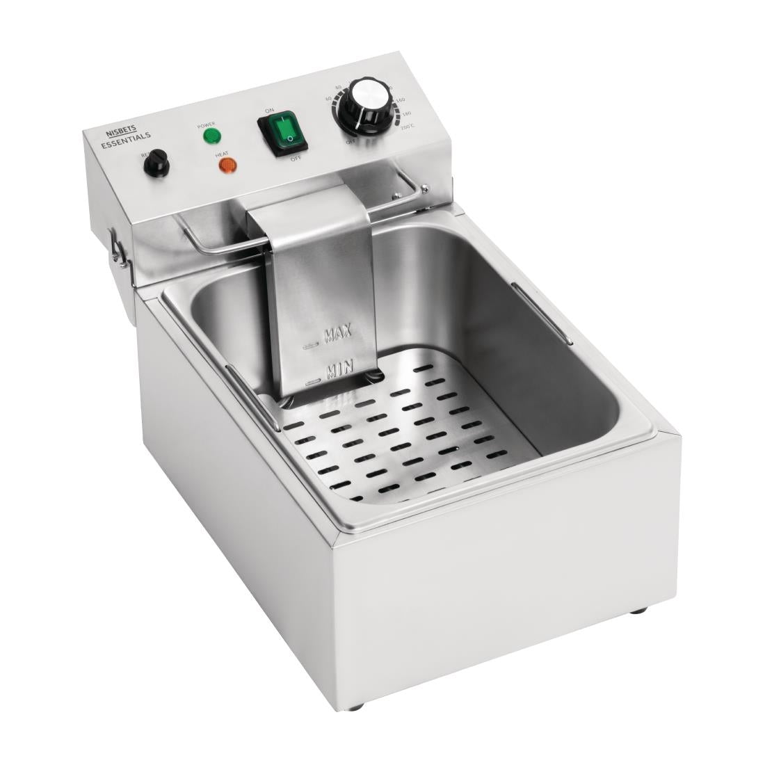 CT956 Nisbets Essentials Single Tank Electric Fryer JD Catering Equipment Solutions Ltd