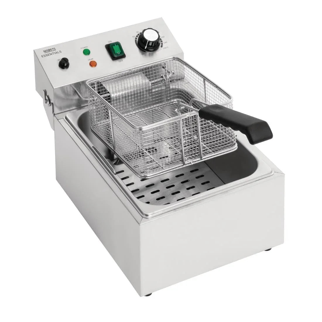 CT956 Nisbets Essentials Single Tank Electric Fryer JD Catering Equipment Solutions Ltd