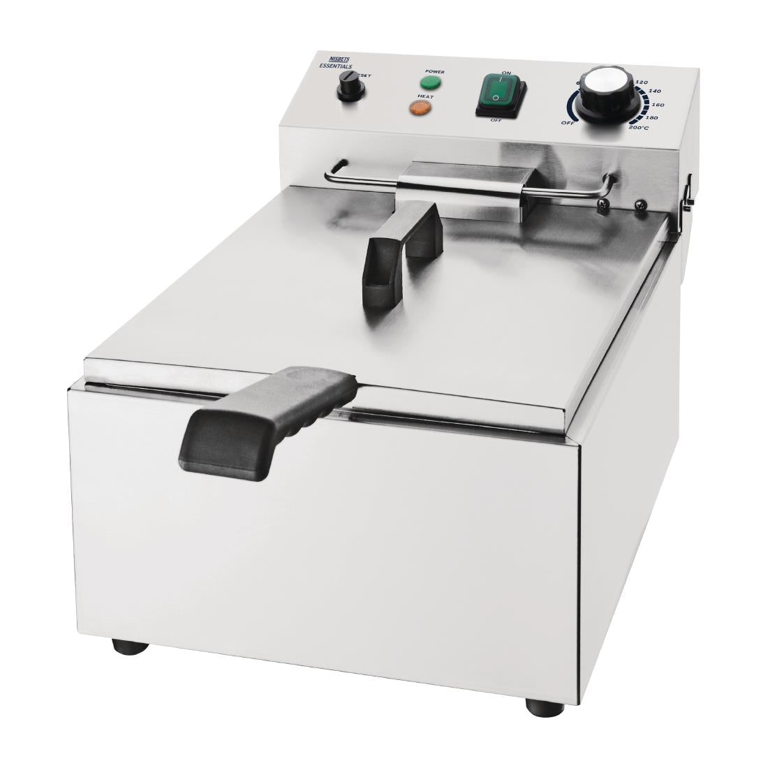 CT956 Nisbets Essentials Single Tank Electric Fryer JD Catering Equipment Solutions Ltd
