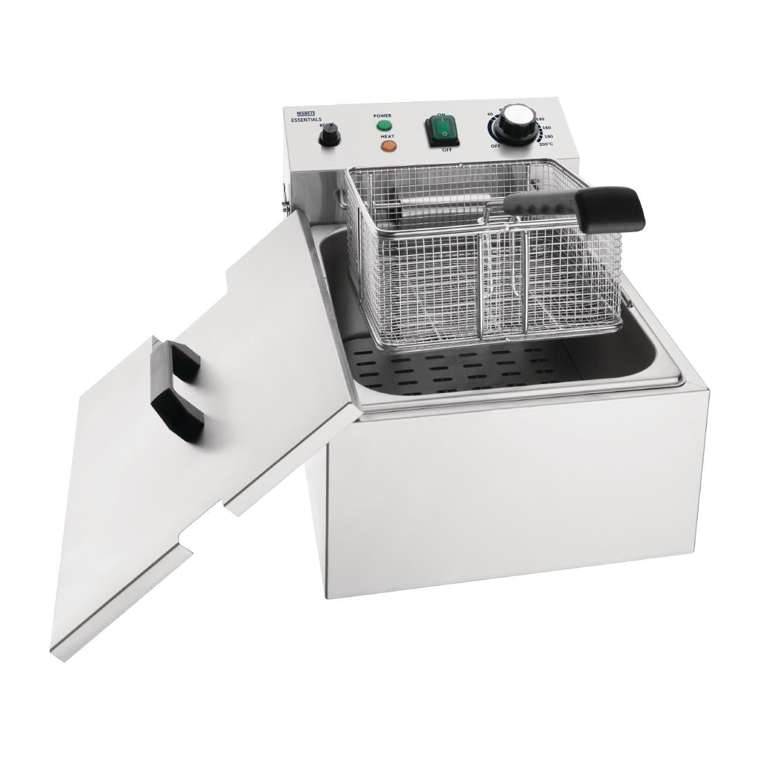 CT956 Nisbets Essentials Single Tank Electric Fryer JD Catering Equipment Solutions Ltd