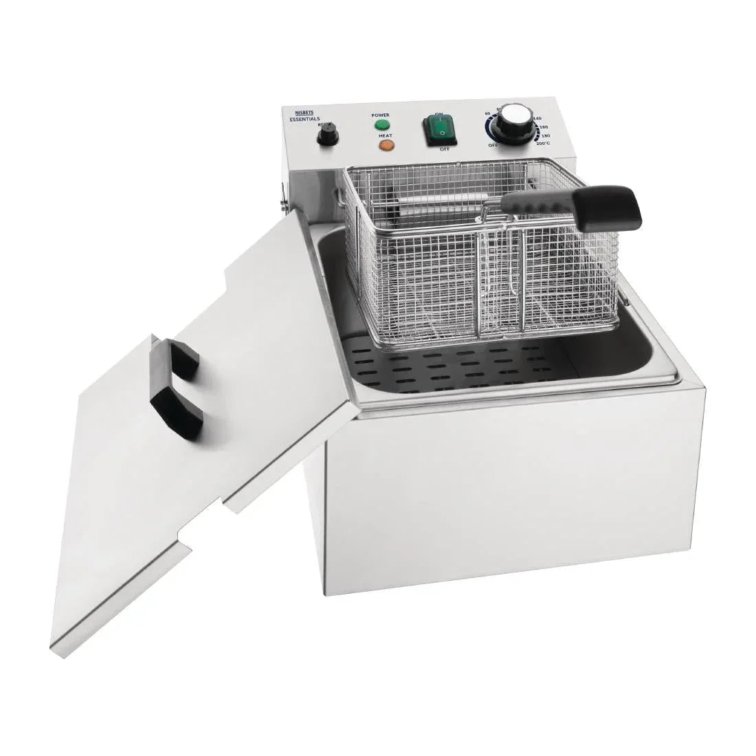 CT956 Nisbets Essentials Single Tank Electric Fryer JD Catering Equipment Solutions Ltd