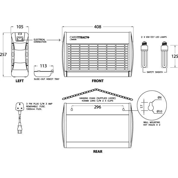 Mechline CaterTTract+ CTT-LED-40S Glue Board
