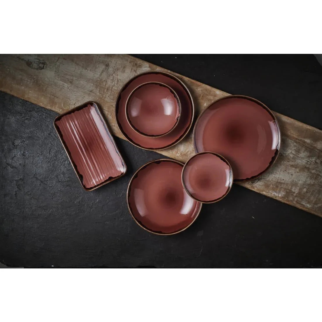 CU034 Dudson Harvest Plum Coupe Bowl 9.75 inch Box 12 - JD Catering Equipment Solutions Ltd