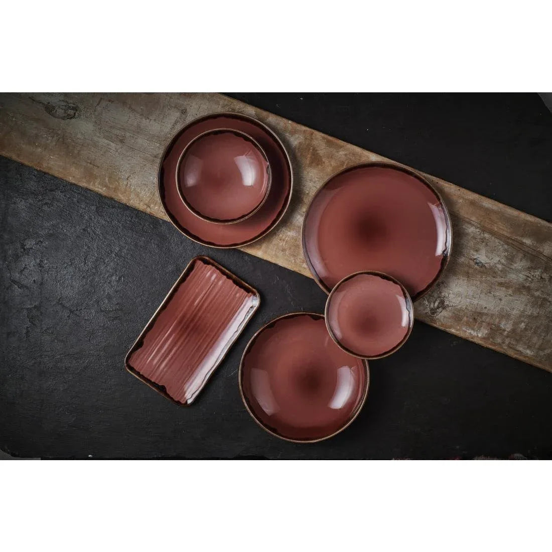 CU035 Dudson Harvest Plum Coupe Bowl 7.25 inch Box 12 - JD Catering Equipment Solutions Ltd