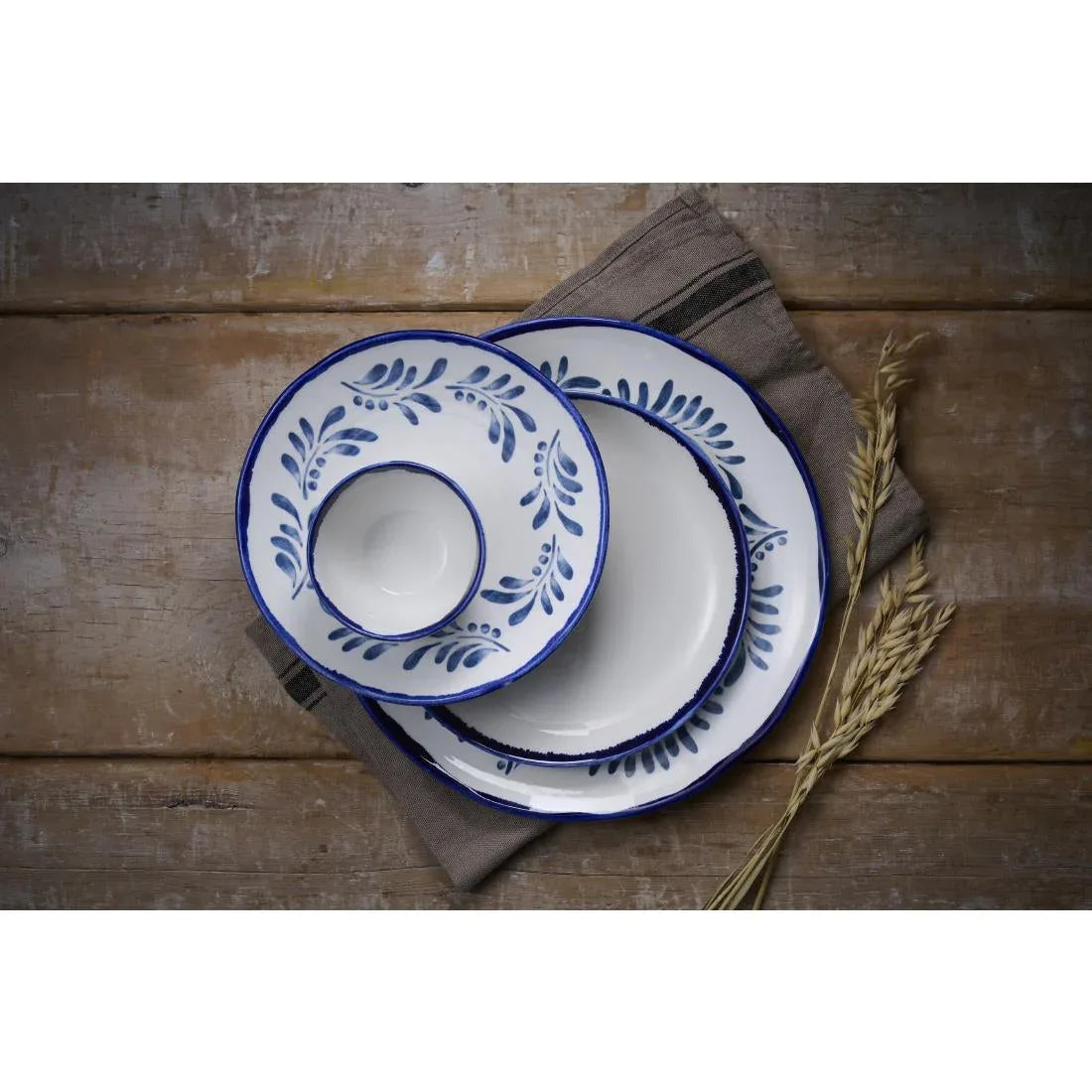 CU038 Dudson Harvest Mediterranean Organic Coupe Plate 11.4 inch Box 12 - JD Catering Equipment Solutions Ltd