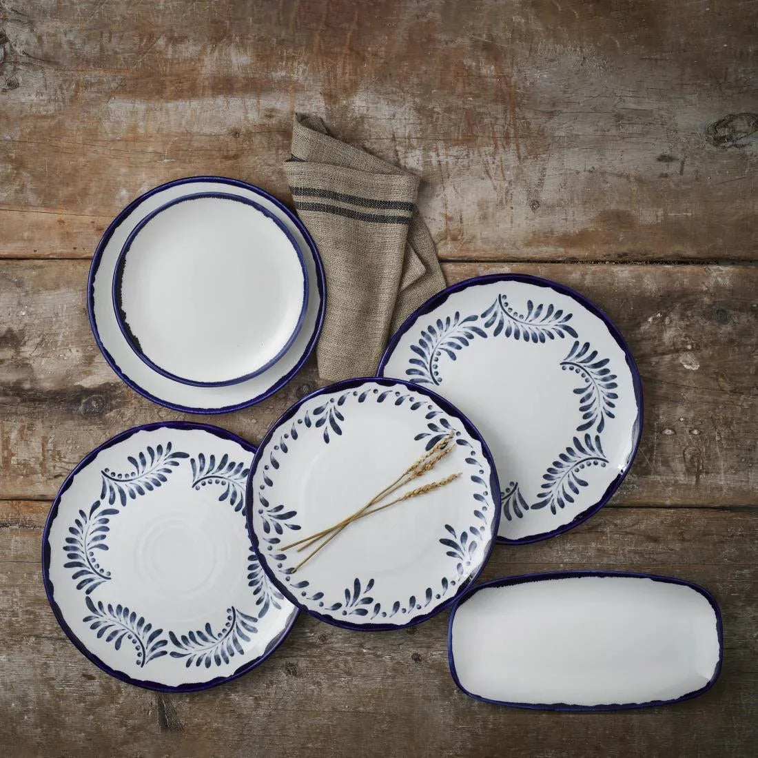 CU038 Dudson Harvest Mediterranean Organic Coupe Plate 11.4 inch Box 12 - JD Catering Equipment Solutions Ltd