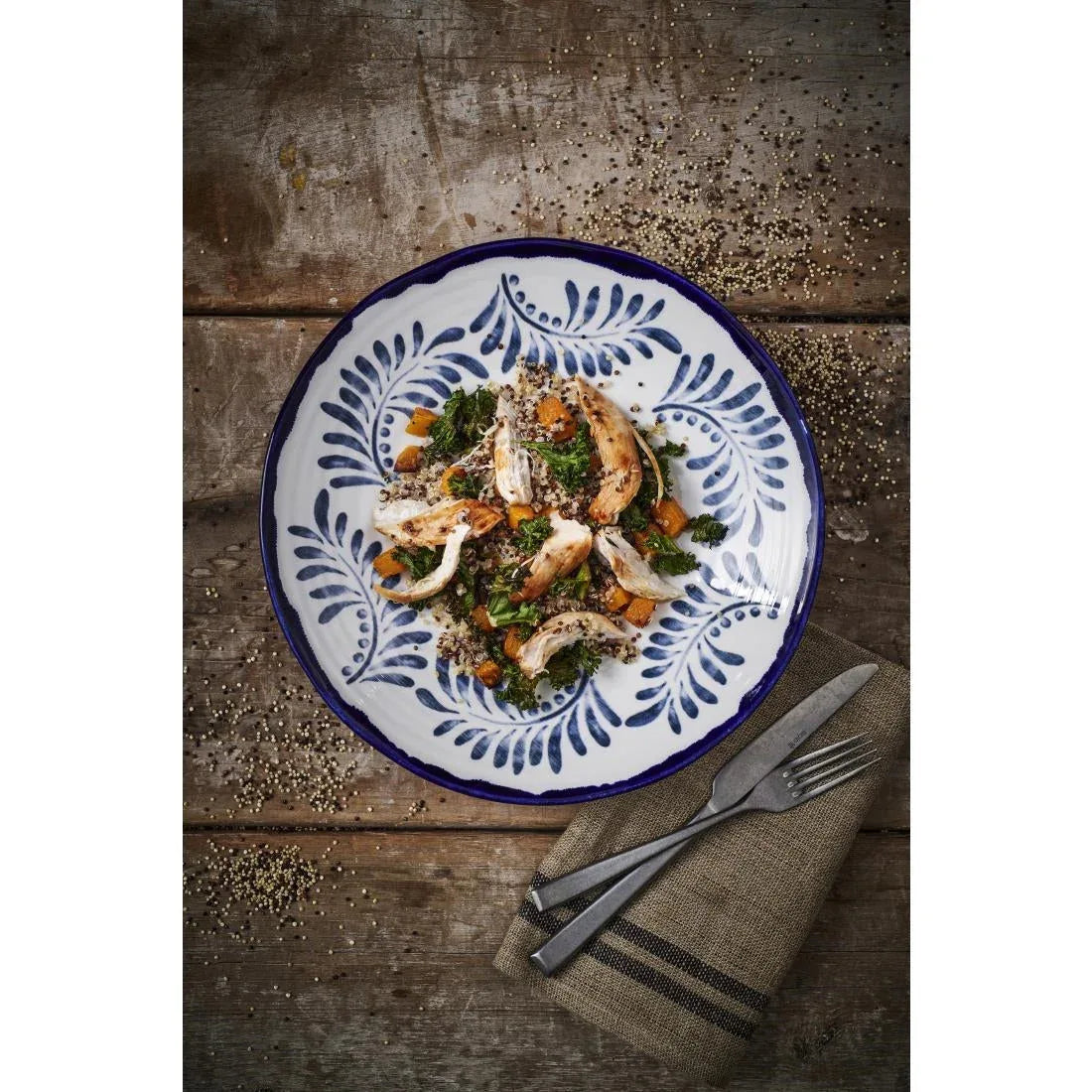 CU038 Dudson Harvest Mediterranean Organic Coupe Plate 11.4 inch Box 12 - JD Catering Equipment Solutions Ltd