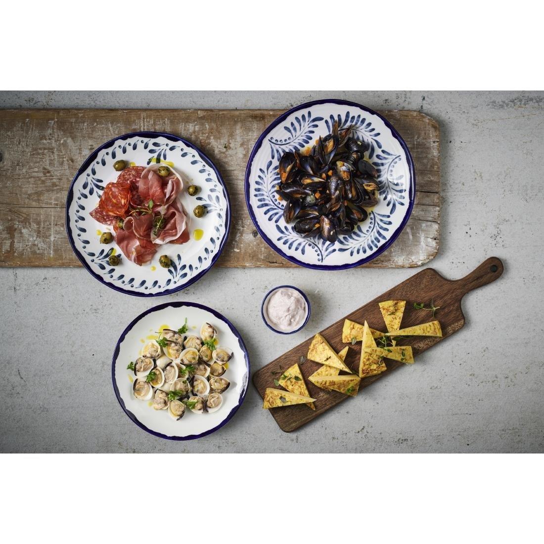 CU038 Dudson Harvest Mediterranean Organic Coupe Plate 11.4 inch Box 12 - JD Catering Equipment Solutions Ltd