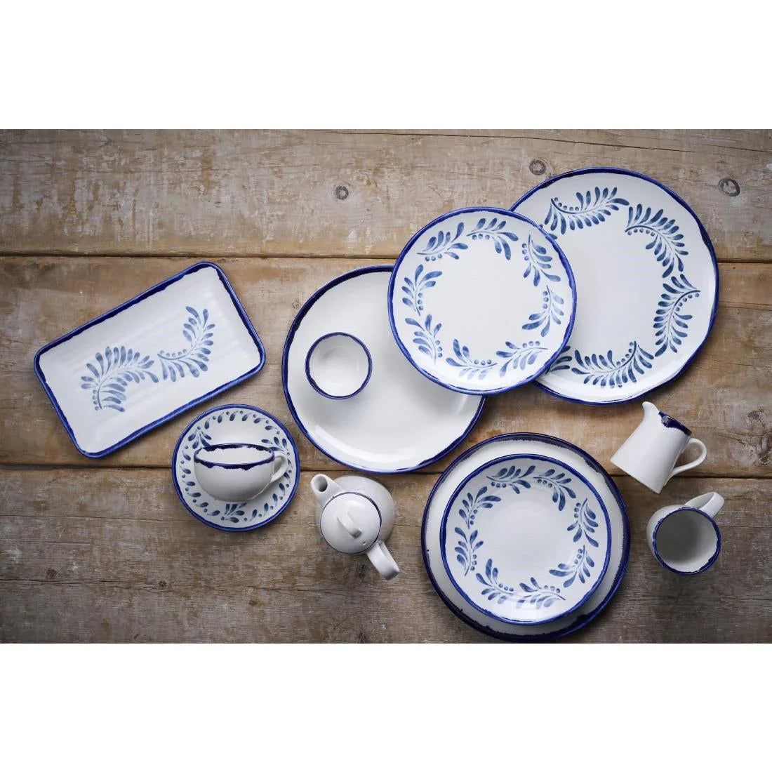 CU038 Dudson Harvest Mediterranean Organic Coupe Plate 11.4 inch Box 12 - JD Catering Equipment Solutions Ltd
