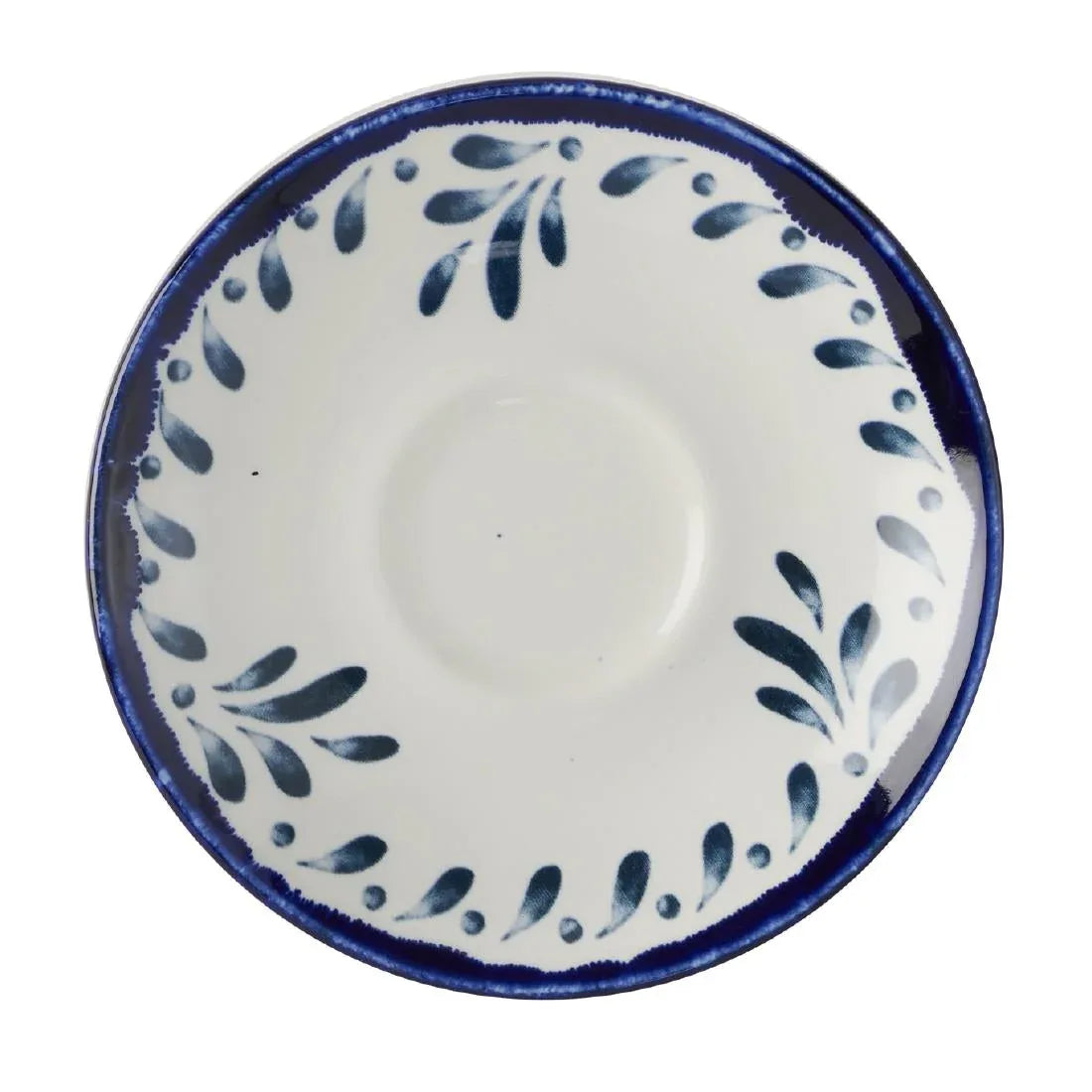 CU047 Dudson Harvest Mediterranean Espresso Saucer 4.5 inch Box 12 - JD Catering Equipment Solutions Ltd