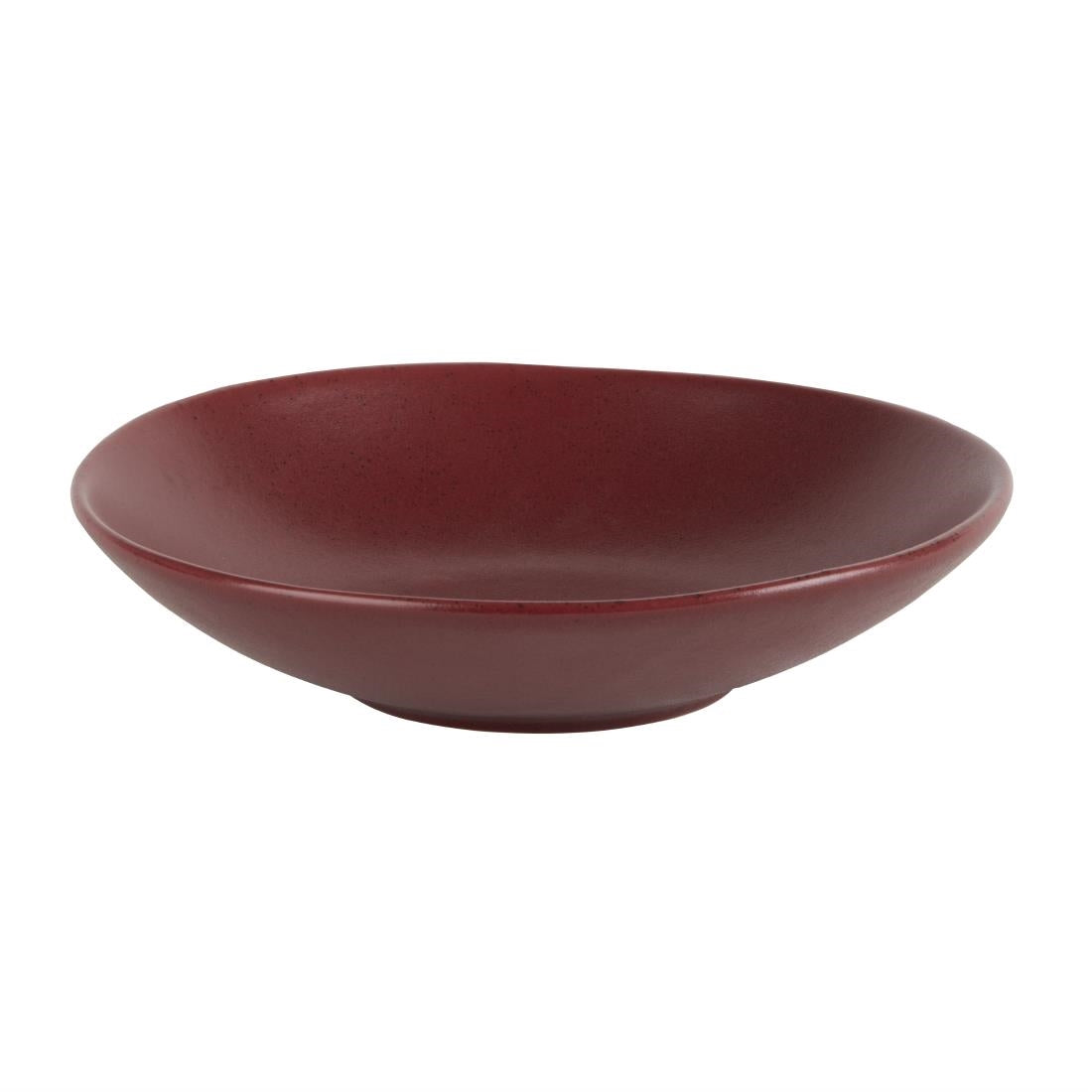 CU123 Olympia Build A Bowl Red Flat Bowl - 195x45mm (Box 6) JD Catering Equipment Solutions Ltd