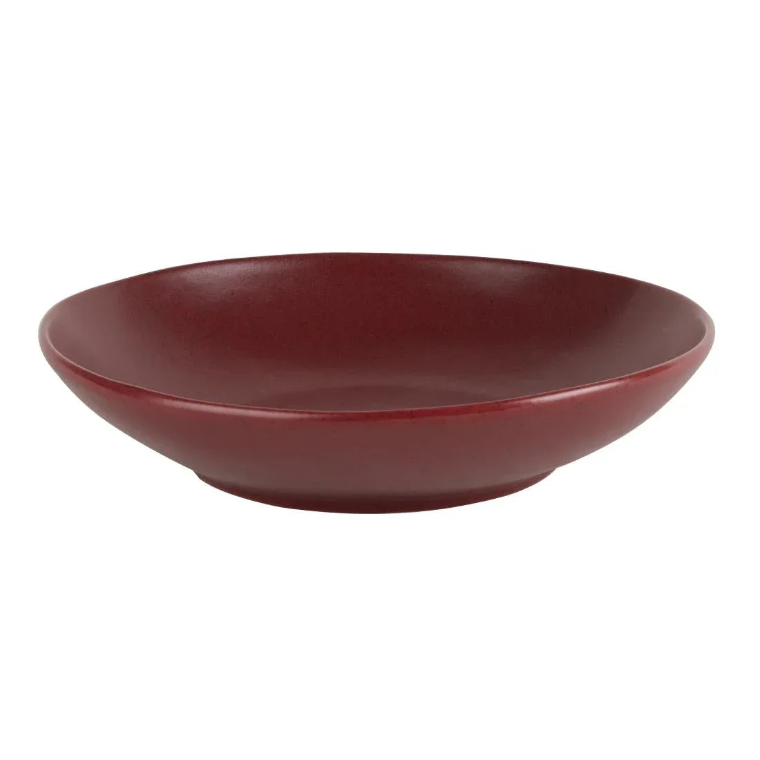 CU124 Olympia Build A Bowl Red Flat Bowl - 250x45mm (Box 4) - JD Catering Equipment Solutions Ltd