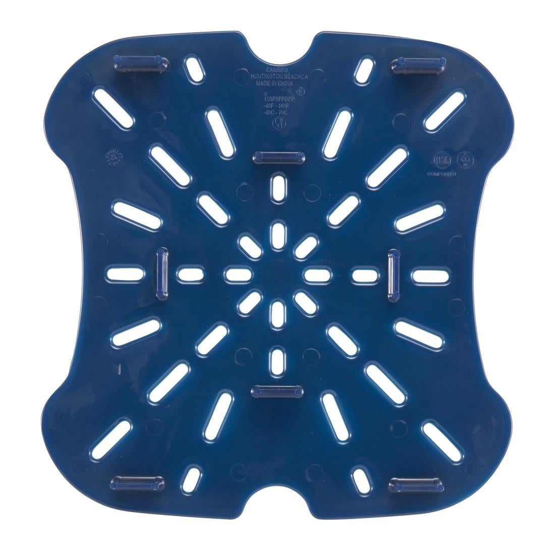 CU149 Cambro FreshPro Blue Drain Shelf 235x235mm JD Catering Equipment Solutions Ltd