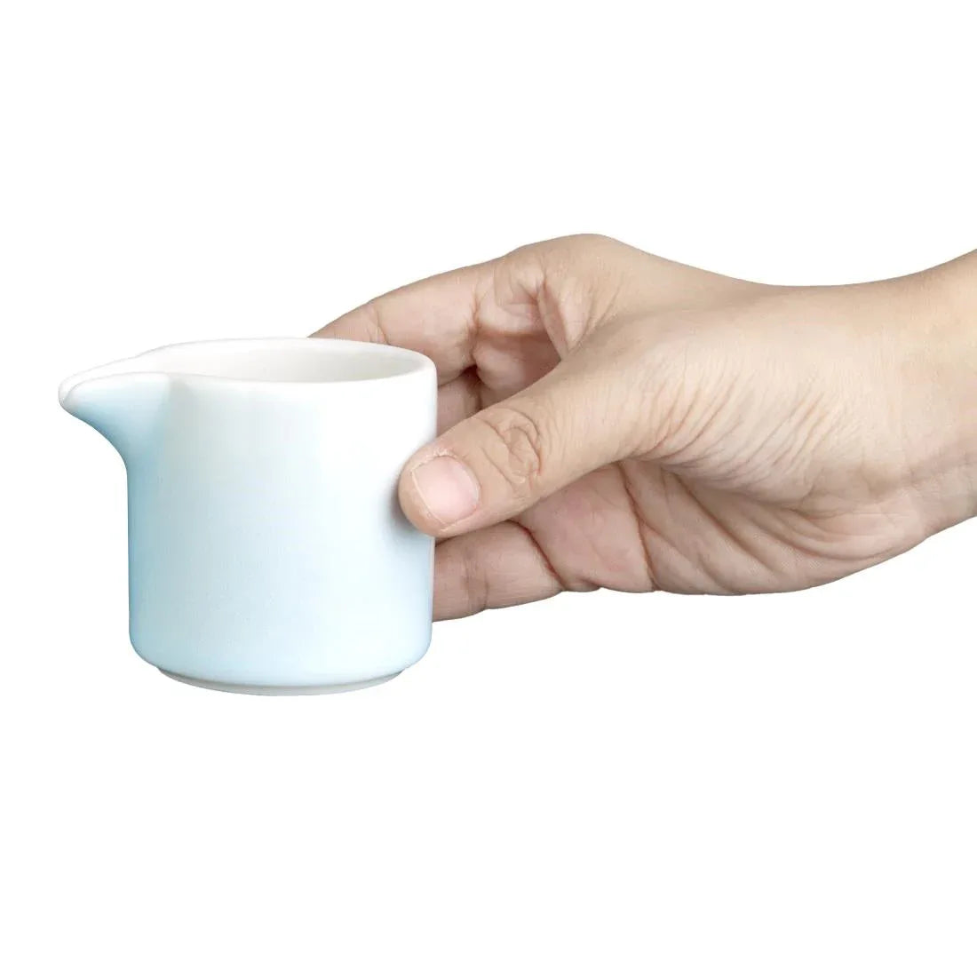 CU180 Olympia Fondant Milk Jug Aqua - 85.5ml 2.9fl oz (Box 12) - JD Catering Equipment Solutions Ltd
