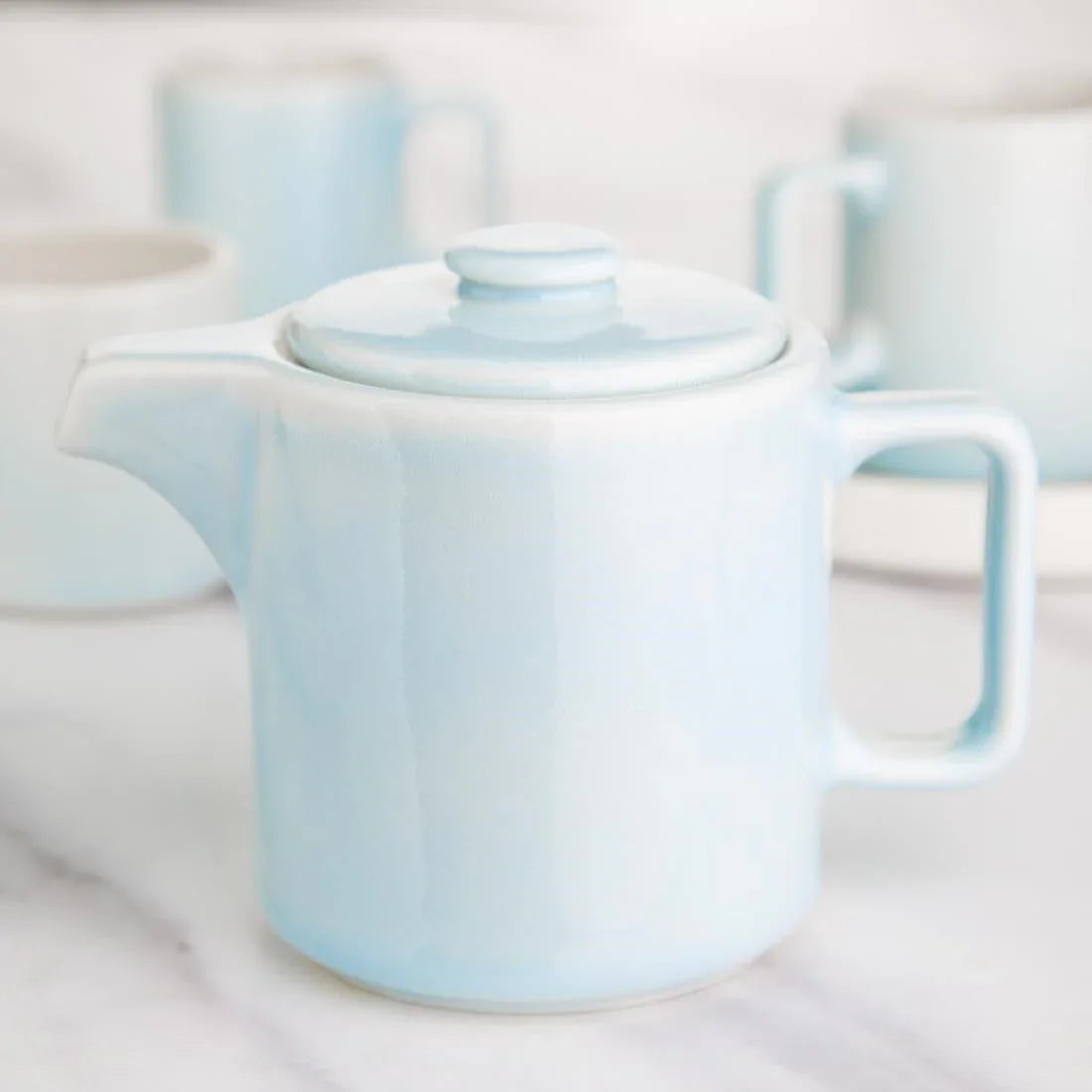 CU181 Olympia Fondant Tea Pot Aqua - 450ml 15.2fl oz (Box 2) - JD Catering Equipment Solutions Ltd