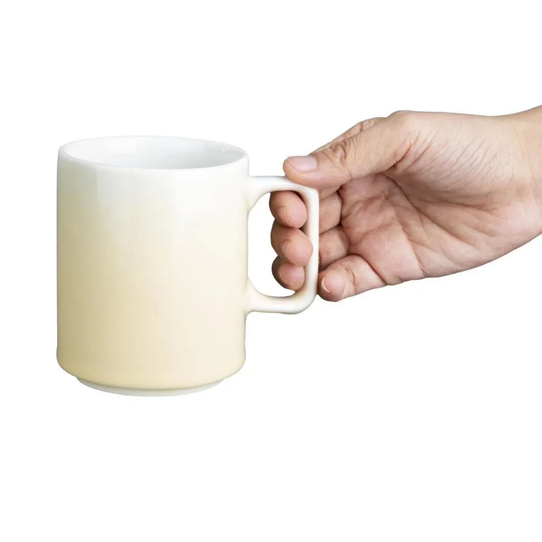 CU418 Olympia Fondant Mug Lemon - 340ml 11.5fl oz (Box 6) - JD Catering Equipment Solutions Ltd