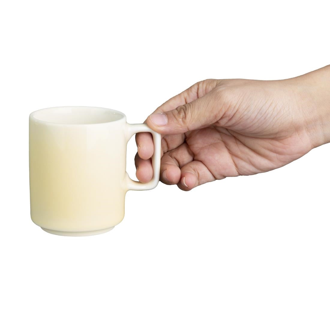 CU424 Olympia Fondant Cup Lemon - 170ml 5.74fl oz (Box 6) JD Catering Equipment Solutions Ltd