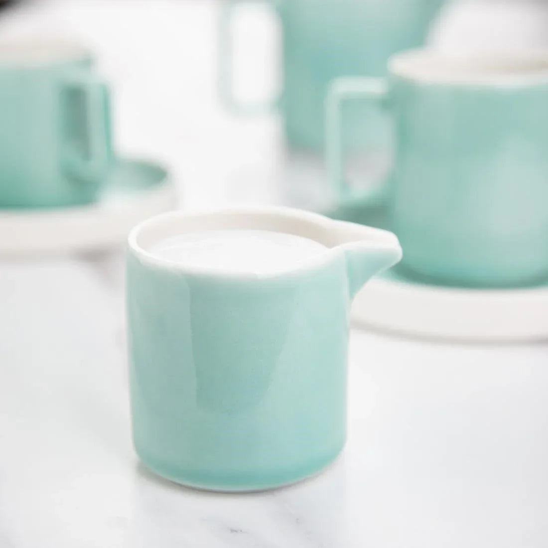 CU438 Olympia Fondant Milk Jug Mint - 85.5ml 2.9fl oz (Box 12) - JD Catering Equipment Solutions Ltd