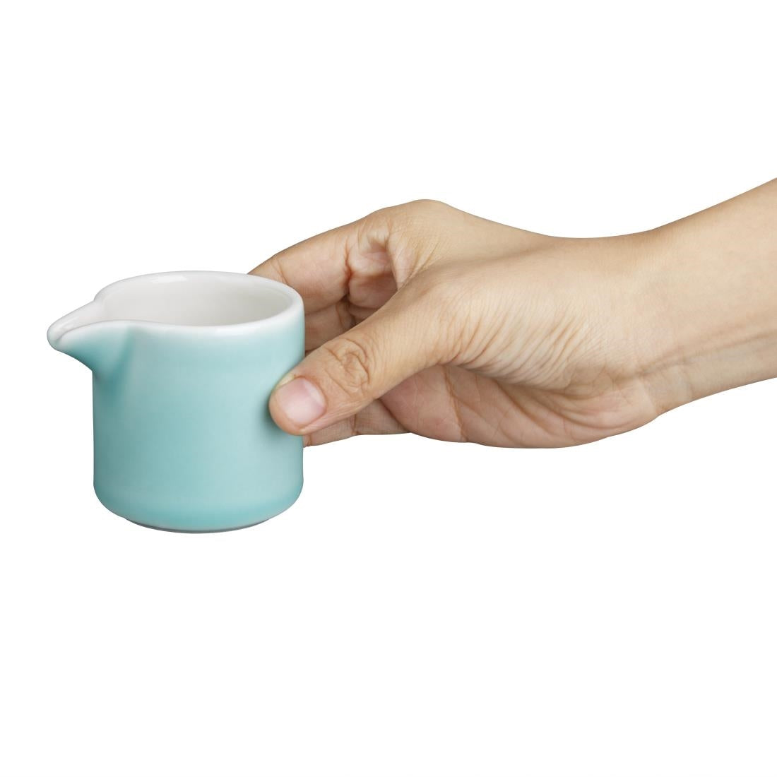 CU438 Olympia Fondant Milk Jug Mint - 85.5ml 2.9fl oz (Box 12) JD Catering Equipment Solutions Ltd