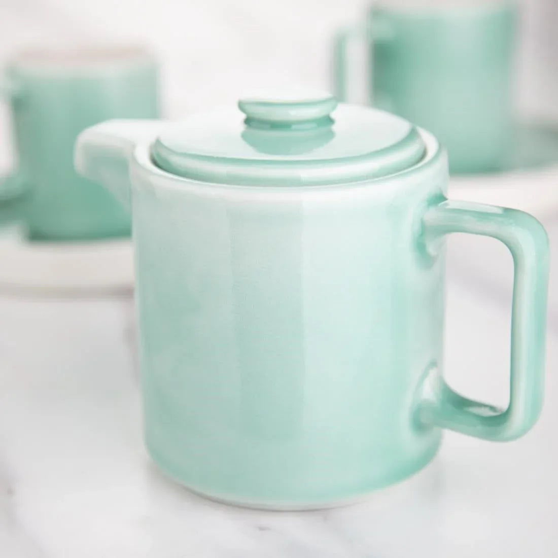 CU439 Olympia Fondant Tea Pot Mint - 450ml 15.2fl oz (Box 2) - JD Catering Equipment Solutions Ltd