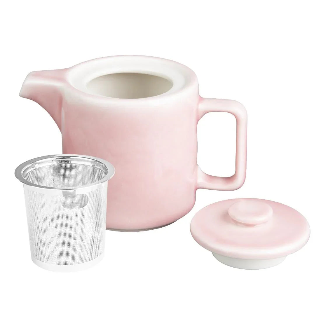 CU457 Olympia Fondant Tea Pot Pink - 450ml 15.2fl oz (Box 2) - JD Catering Equipment Solutions Ltd