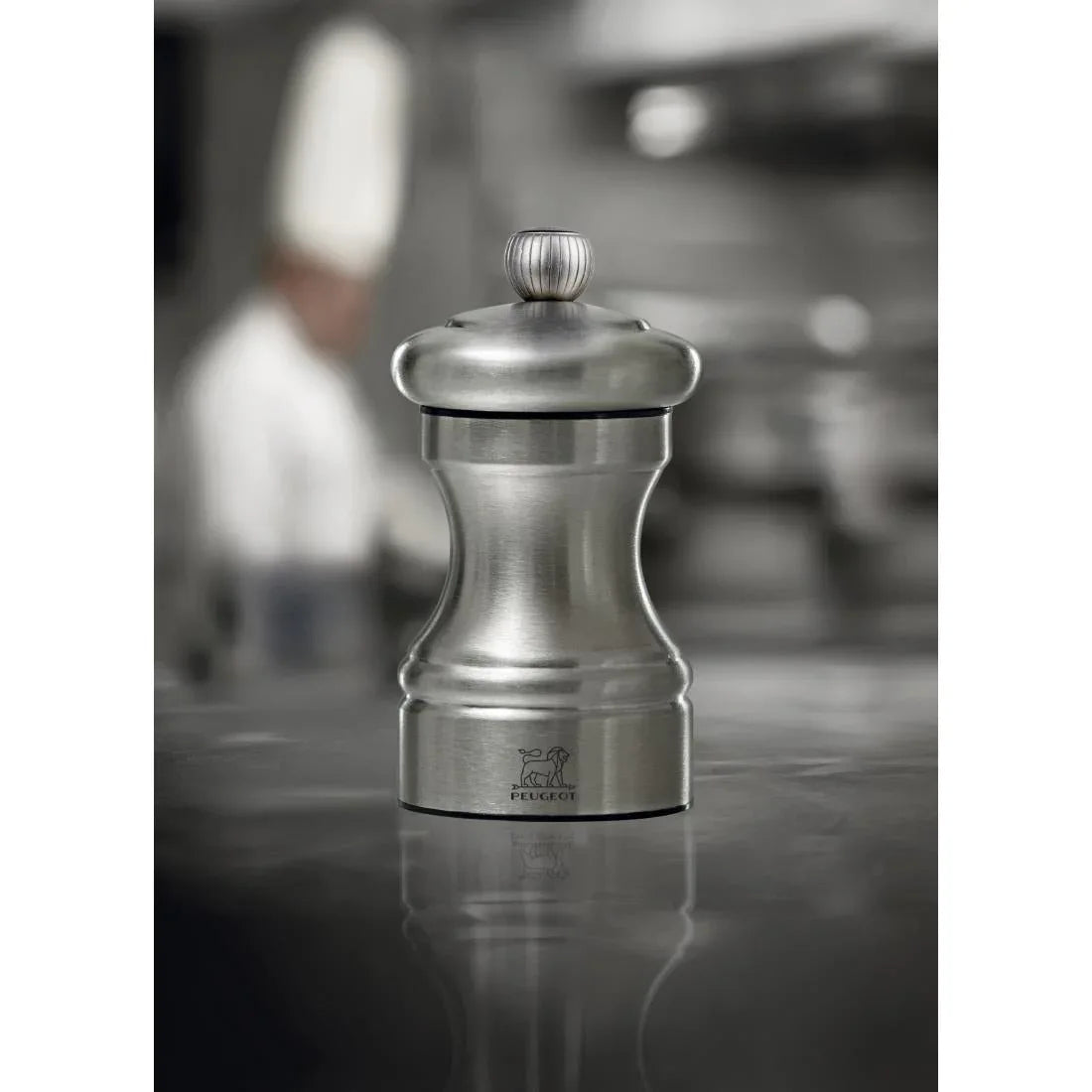 CU562 Peugeot Bistro Stainless Steel Pepper Mill 4in - JD Catering Equipment Solutions Ltd
