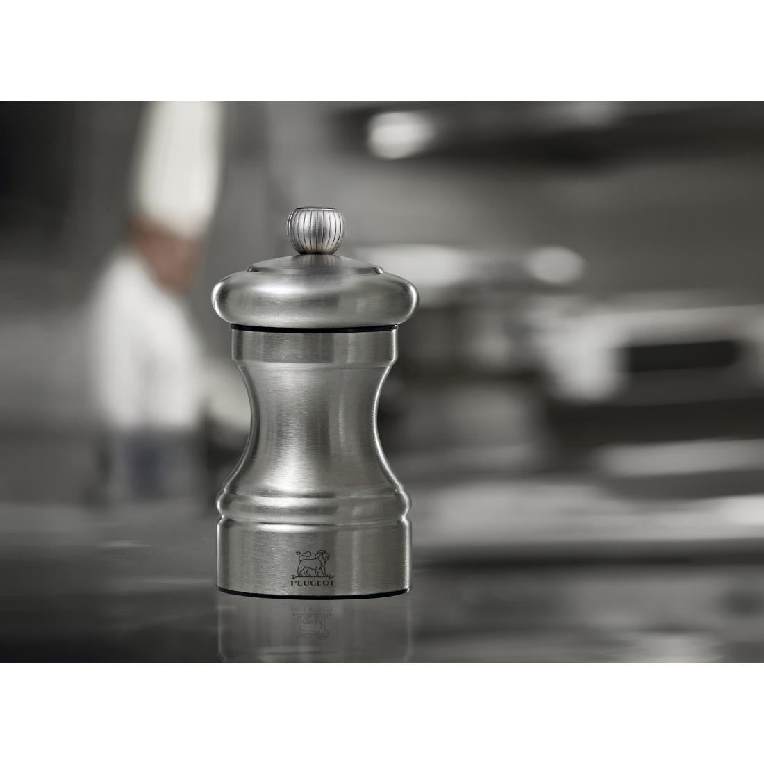 CU562 Peugeot Bistro Stainless Steel Pepper Mill 4in JD Catering Equipment Solutions Ltd