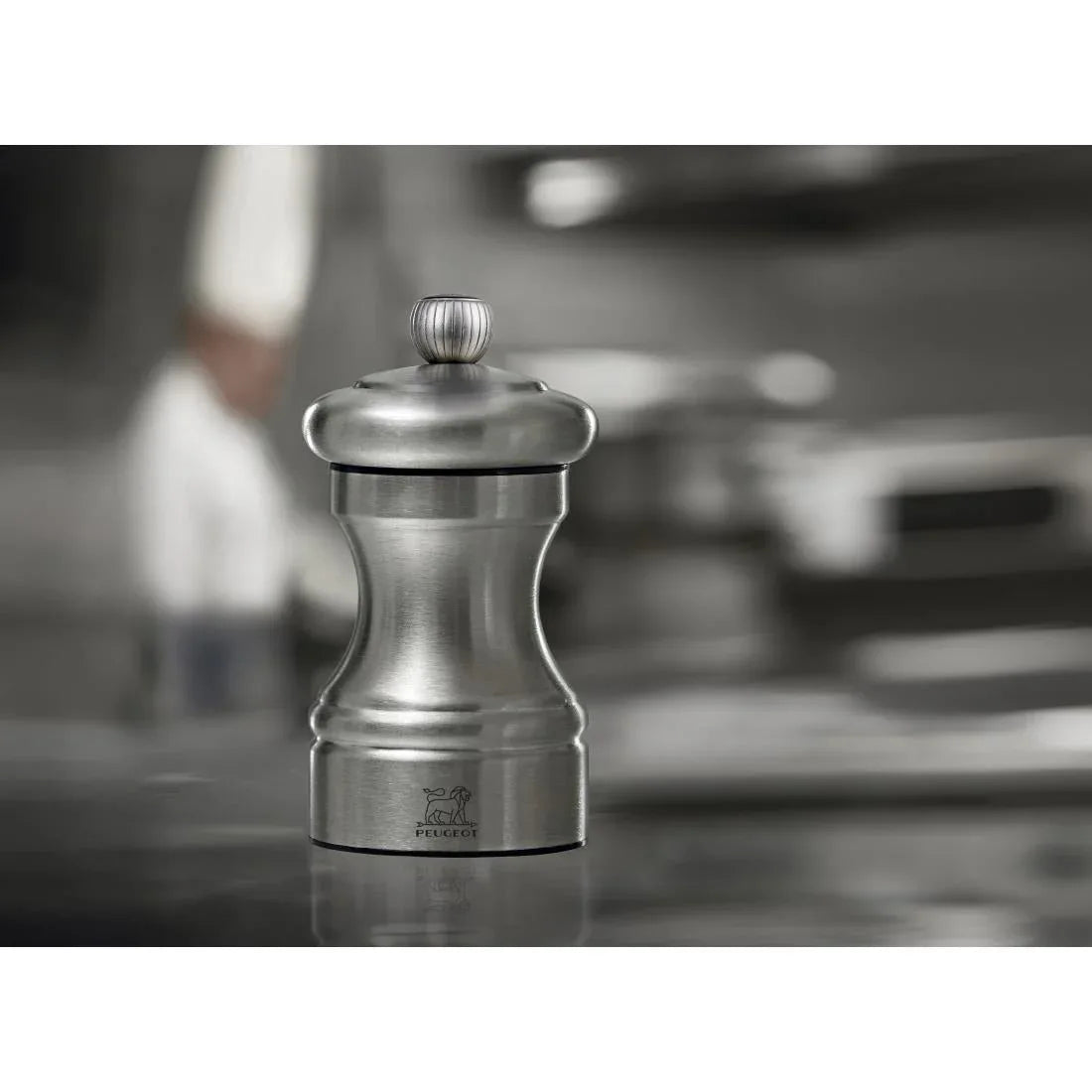 CU562 Peugeot Bistro Stainless Steel Pepper Mill 4in - JD Catering Equipment Solutions Ltd