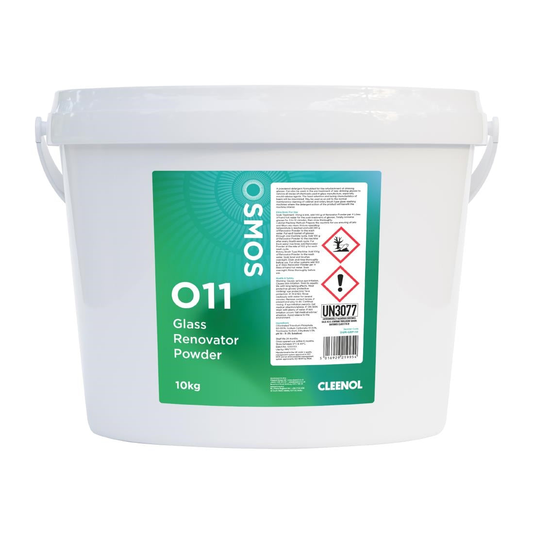 CU592 OSMOS Glass Renovator Powder (10kg) JD Catering Equipment Solutions Ltd