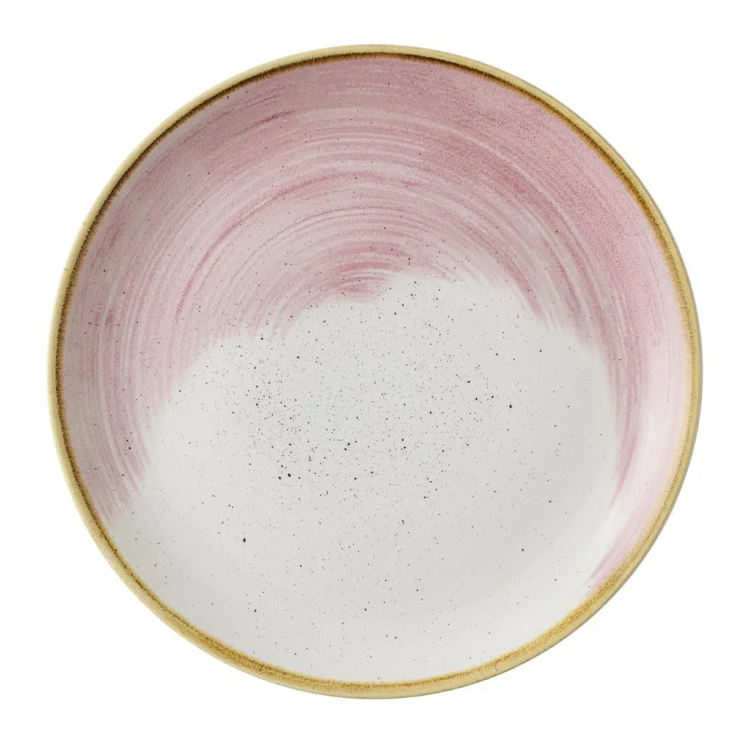 CU644 Churchill Stonecast Accents Petal Pink Evolve Coupe Plate 286mm (Pack of 12) - JD Catering Equipment Solutions Ltd