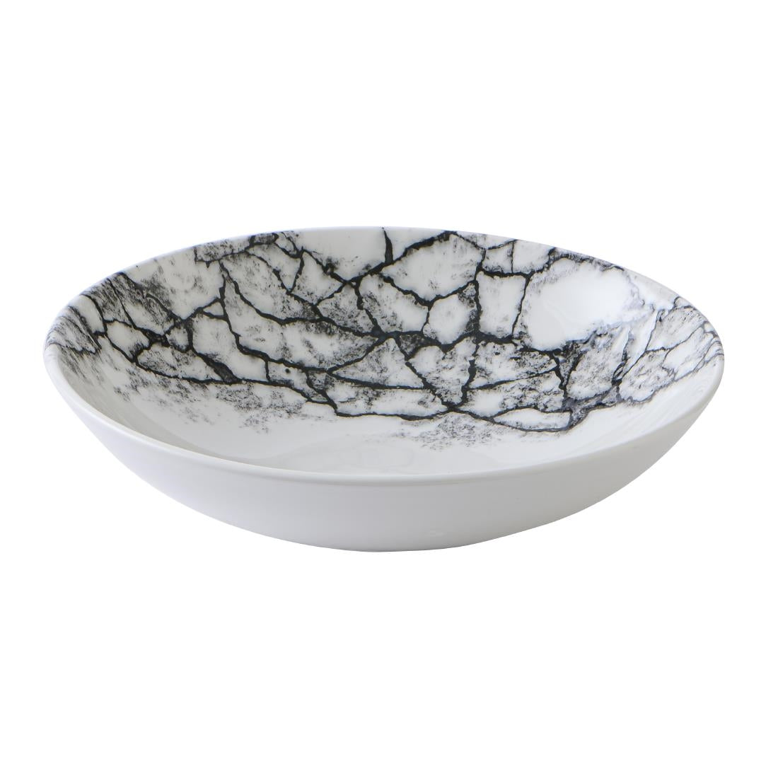 CU669 Churchill Kintsugi Accents Quartz Black Evolve Coupe Bowl 184mm (Pack of 12) JD Catering Equipment Solutions Ltd