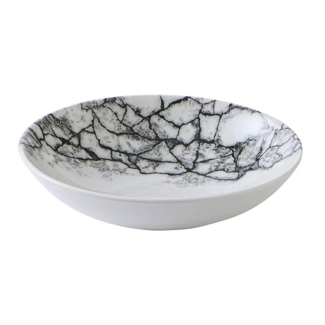 CU669 Churchill Kintsugi Accents Quartz Black Evolve Coupe Bowl 184mm (Pack of 12) - JD Catering Equipment Solutions Ltd