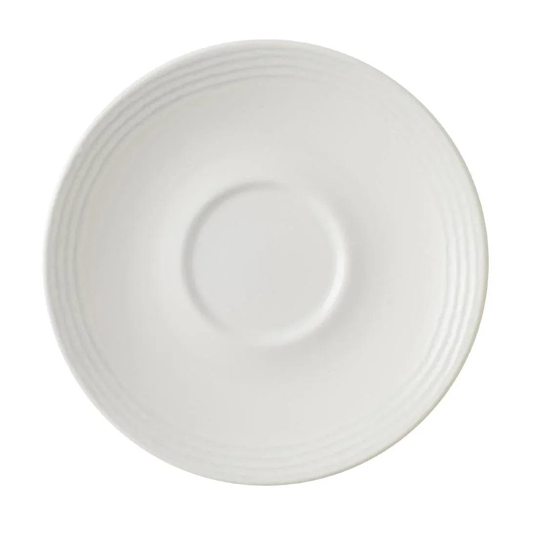 CU682 Churchill Dudson Harvest Norse White Cappuccino Saucer 159mm (Pack of 12) - JD Catering Equipment Solutions Ltd