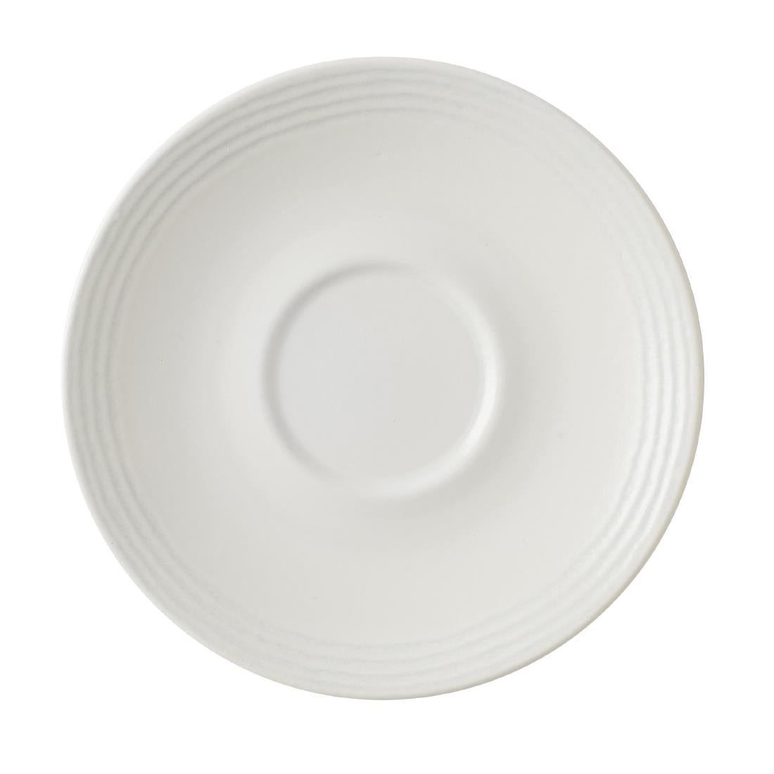 CU682 Churchill Dudson Harvest Norse White Cappuccino Saucer 159mm (Pack of 12) JD Catering Equipment Solutions Ltd