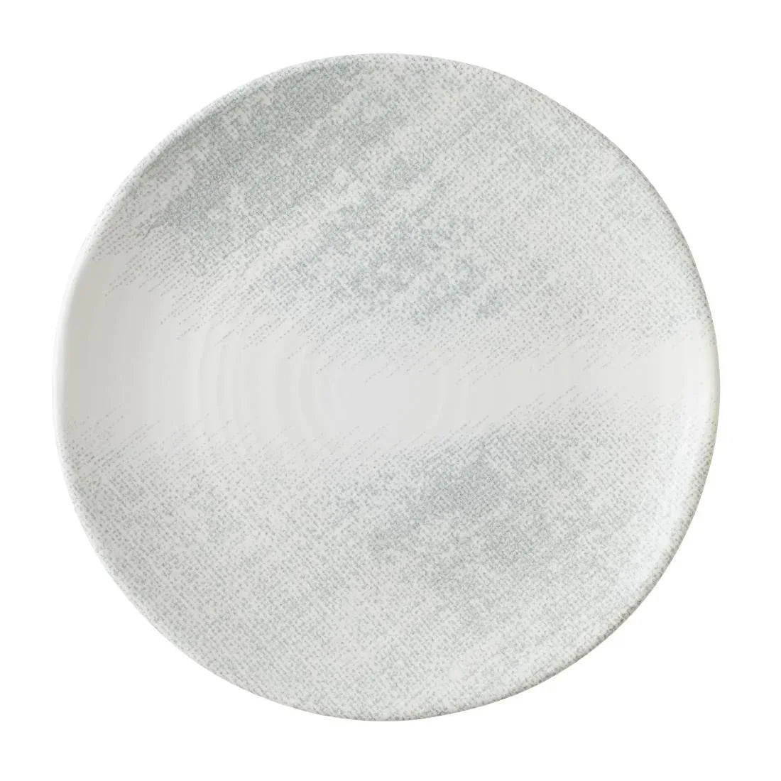 CU685 Churchill Makers Collection Jute Grey Organic Coupe Plate 229mm (Pack of 12) - JD Catering Equipment Solutions Ltd