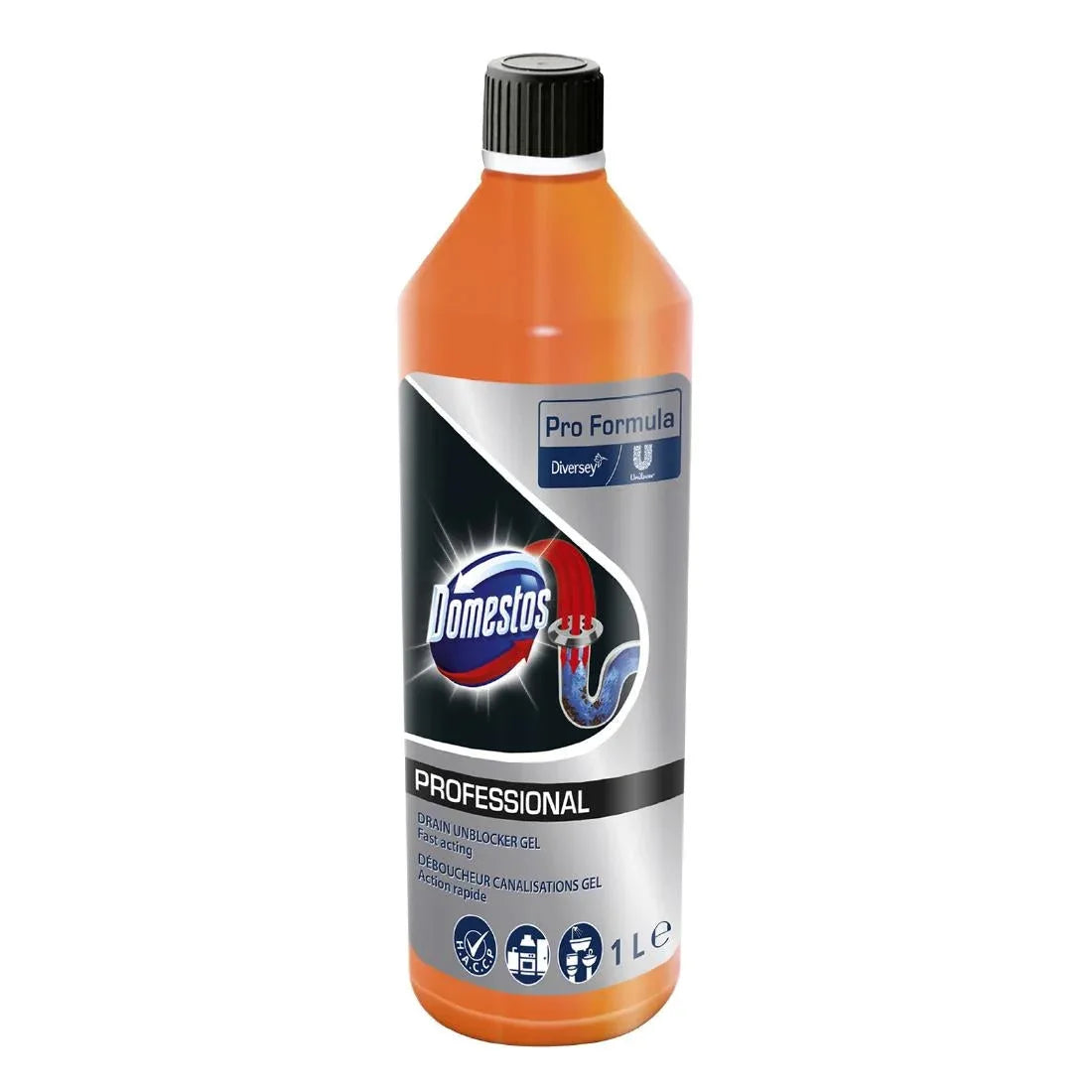 CU692 Domestos Pro-Formula Drain Gel 1Ltr - JD Catering Equipment Solutions Ltd