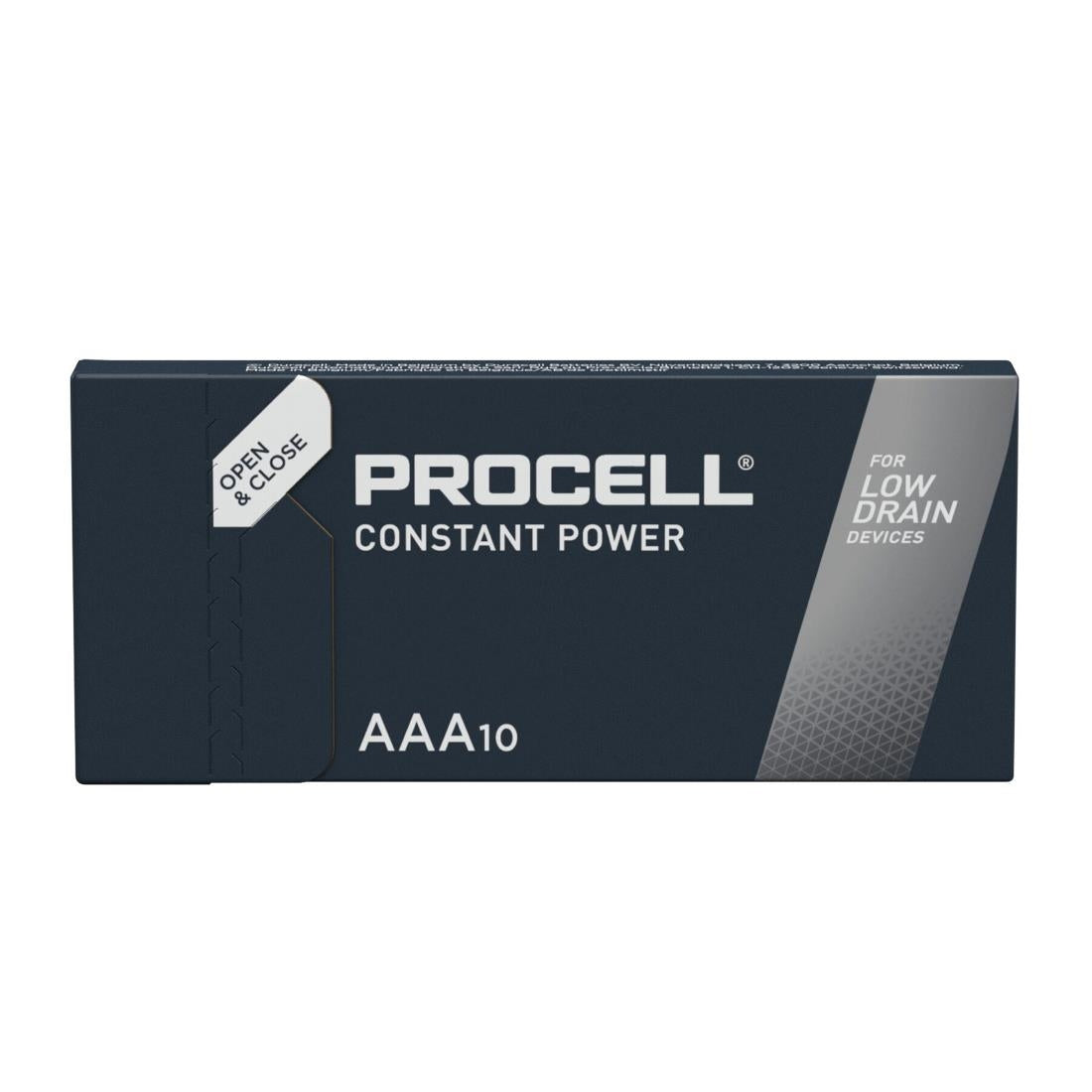 CU751 Duracell Procell Constant Power AAA 1.5V Battery (Pack of 10) JD Catering Equipment Solutions Ltd