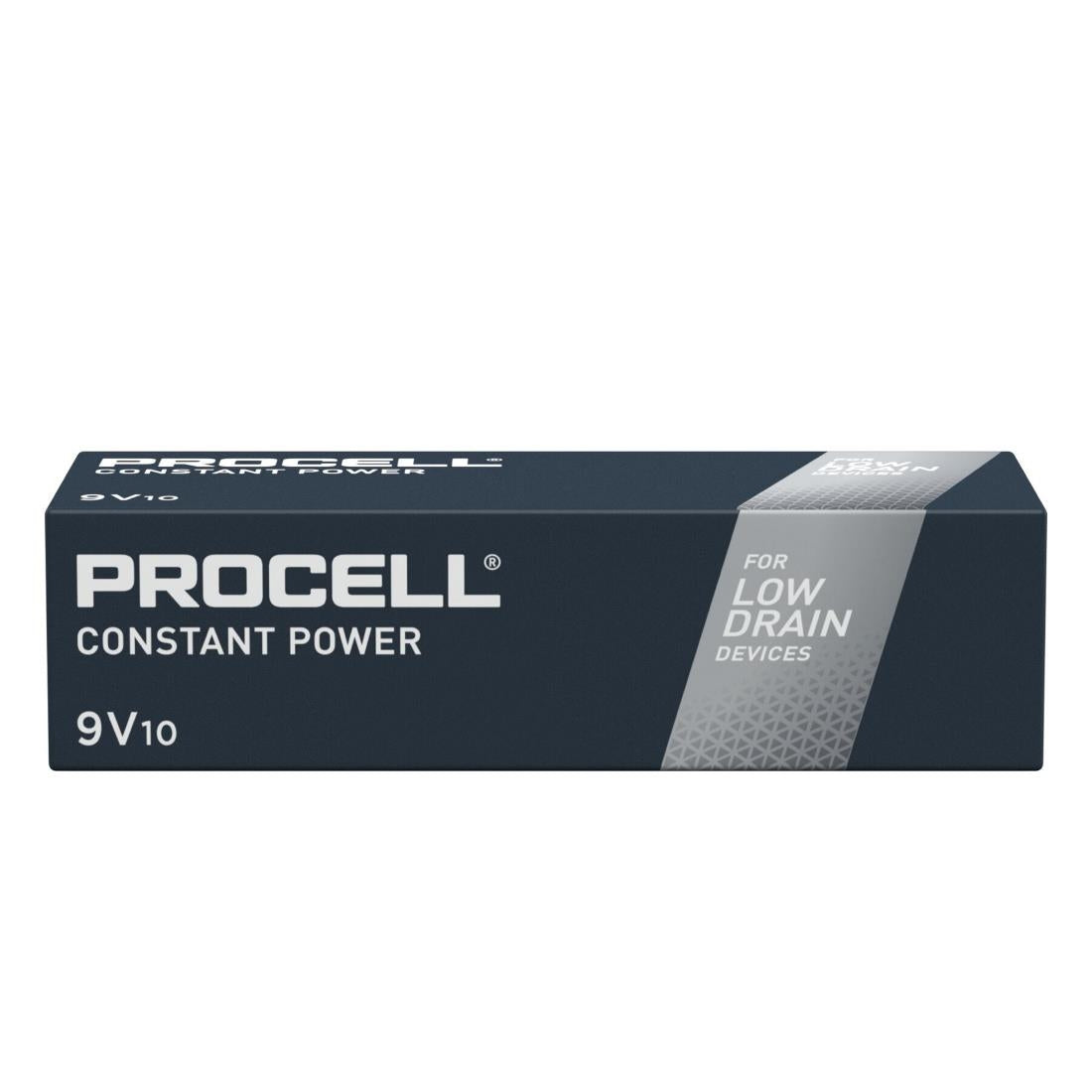 CU754 Duracell Procell Constant Power 9V Battery (Pack of 10) JD Catering Equipment Solutions Ltd