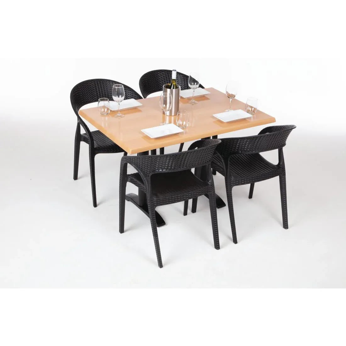 CW130 Bolero Pre-drilled Rectangular Table Top - JD Catering Equipment Solutions Ltd